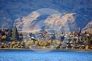 Wanaka lake view in New Zealand