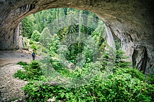 Wander Bridges natural phenomena in Rhodopi Mountain, Bulgaria