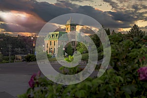 Summer Sunset on the Saguenay