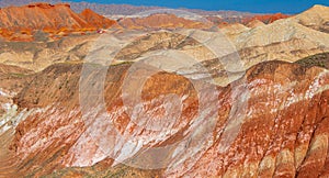 Wanderlust. China Zhangye Danxia Landform View