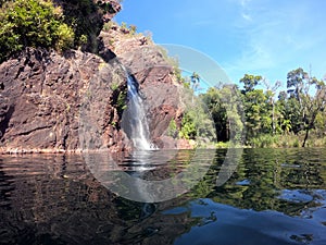Wangi Falls in Litchfield National Park in the Northern Territory of Australia photo