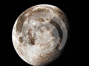 Waning Gibbous Moon after a mega moon