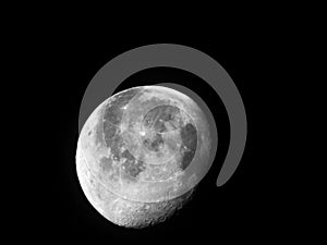 Waning Gibbous Moon Phase showing 88% illuminated