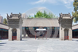 Wanshou Banxian Palace. a famous Historic Sites in Xi'an, Shaanxi, China.