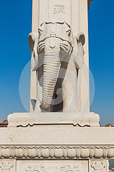 Wanshou temple stone elephant