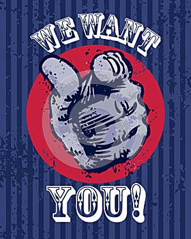 We Want You Poster photo