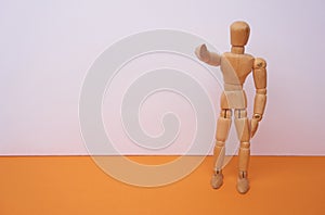 WE WANT YOU - Wooden mannequin, puppet, points his finger at you with copyspace. Can be used for business concept, hire