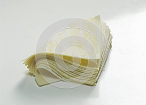 Wantan flour wrappings