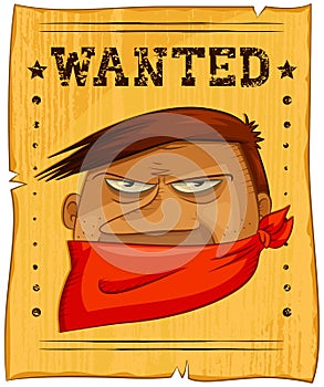 Wanted bandit photo