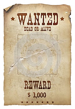 Wanted dead or alive photo