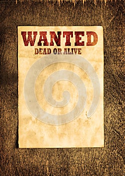 Wanted poster