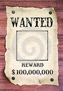 Wanted poster