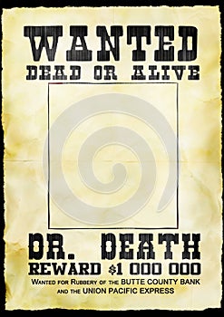 Wanted poster