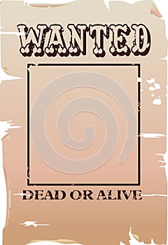 A wanted poster