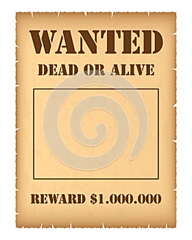 Wanted poster