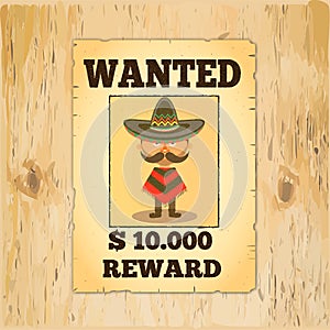 Wanted reward poster