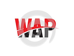 WAP Letter Initial Logo Design Vector Illustration
