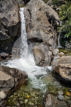 Wapama Falls, Hetch Hetchy Reservoir, Yosemite Nat`l. Park, CA