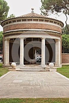 The war cemetery in Rome, Testaccio district