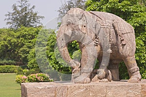 War Elephant at Konark Temple photo