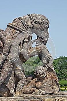 War Horse at Konark Temple