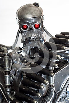 War machine against white background