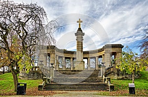 War memorial in Greenhead park