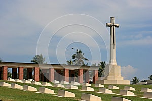 War Memorial at Pulau Labuan off Malaysian Borneo photo