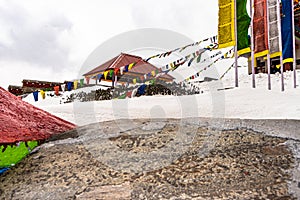 War memorial in remembrance of bravely fought martyr soldiers of india photo