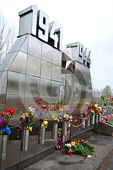 War memorial on Sinyavino Heights