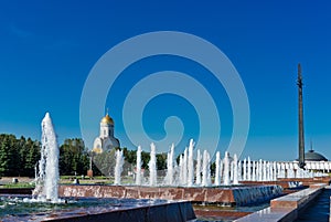 War memorial in Victory Park on Poklonnaya Hill,