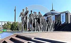 War memorial in Victory Park on Poklonnaya Hill, Moscow, Russia