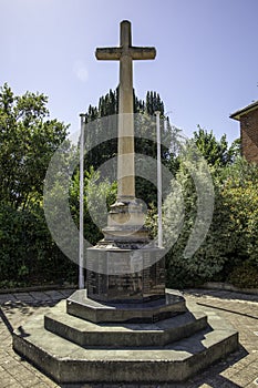 The war memorial in Woodbridge