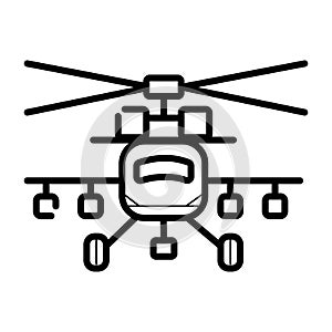 War military Helicopter Icon