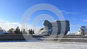 War monument to the brave, Brest fortress, Belarus