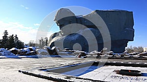 War monument to the brave, Brest fortress, Belarus