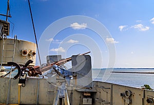 War ship anti air gun