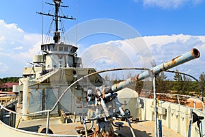 War ship anti air gun