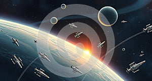 war space with the fighter