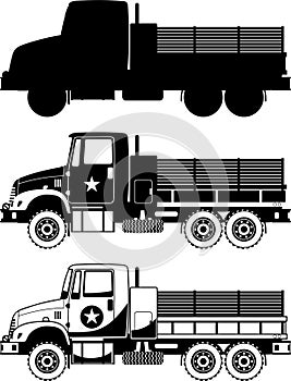 War truck icons photo