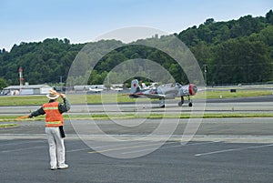 Warbird on the Runway