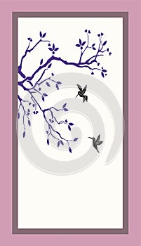 Wardrobe Glass Design Cdr Vector photo