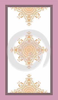 Wardrobe Glass Design Cdr Vector photo