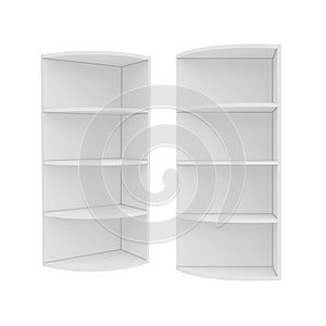 Wardrobe Isolated on White Background, 3D rendering