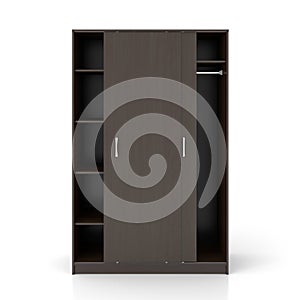 Wardrobe with sliding doors