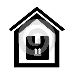 warehouse building isolated icon