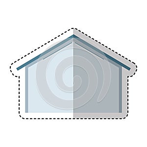 warehouse building isolated icon