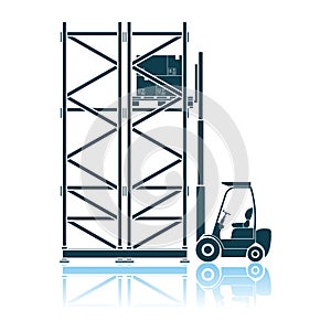 Warehouse Forklift Icon