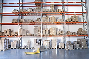 Warehouse forklifter