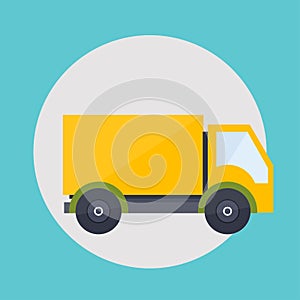 Warehouse icons logistic blank and transportation,